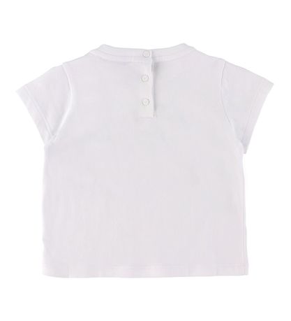 Emporio Armani T-shirt - White w. Face
