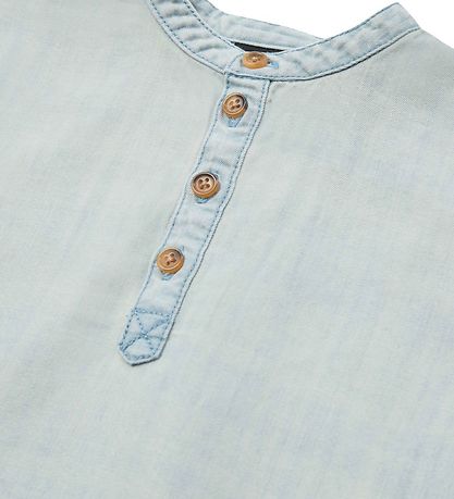 Petit by Sofie Schnoor Shirt s/s - Blue w. Buttons