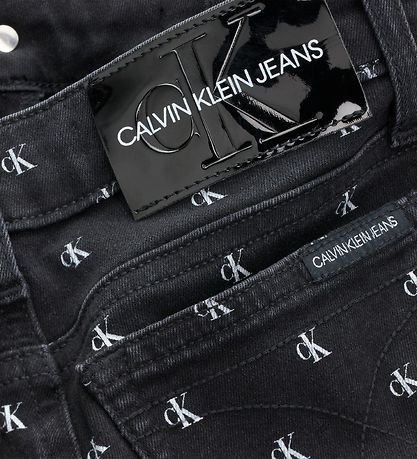 Calvin Klein Farkut - Skinny MR - Mini Monogrammin venytys