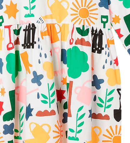 Stella McCartney Kids Mekko - Puutarhanhoito - Valkoinen