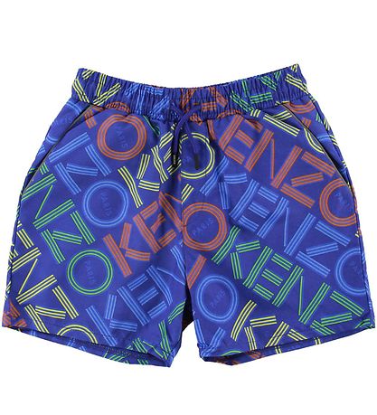 Kenzo Leggings/Shorts - Exclusive Edition - Vivid Blue w. Logo