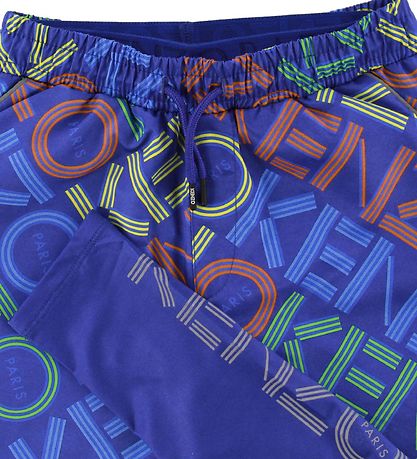 Kenzo Leggings/Shorts - Exclusive Edition - Vivid Blue w. Logo