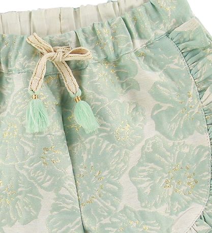 Mini A Ture Kerst Shorts - Merle - Aqua Schuim Green Mini A Ture Kerst Shorts - Merle - Aqua Schuim Green