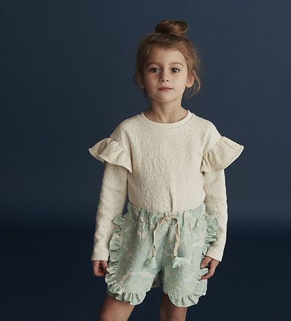 Mini A Ture Kerst Shorts - Merle - Aqua Schuim Green Mini A Ture Kerst Shorts - Merle - Aqua Schuim Green