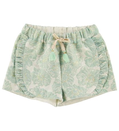 Mini A Ture Kerst Shorts - Merle - Aqua Schuim Green Mini A Ture Kerst Shorts - Merle - Aqua Schuim Green