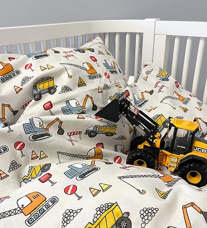 Nørgaard Madsens Duvet Cover - Baby - Beige/Excavators