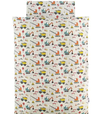 Nørgaard Madsens Duvet Cover - Baby - Beige/Excavators