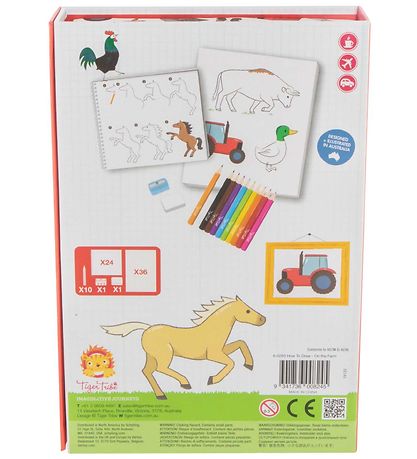 Tiger Tribe Teckningsset - How To Draw - On The Farm Tiger Tribe Teckningsset - How To Draw - On The Farm