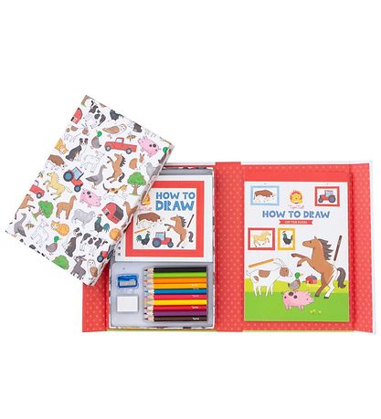 Tiger Tribe Teckningsset - How To Draw - On The Farm Tiger Tribe Teckningsset - How To Draw - On The Farm