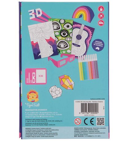 Tiger Tribe Tekenset - 3D - Rainbow Dromen