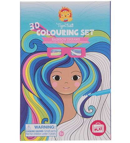 Tiger Tribe Tekenset - 3D - Rainbow Dromen