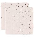 Done By Deer Muslin Cloth - 70x70 - 2-Pack - Powder Dreamy Dots Done By Deer Muslin Cloth - 70x70 - 2-Pack - Powder Dreamy Dots