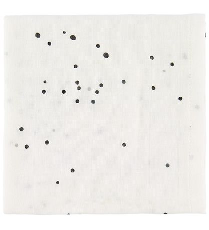 Done By Deer Muslin Cloth - 70x70 - 2-Pack - White Dreamy Dots