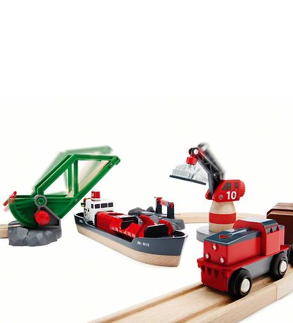 BRIO Treinspoor Poortset - 16 Onderdelen - Rood 33061 BRIO Treinspoor Poortset - 16 Onderdelen - Rood 33061