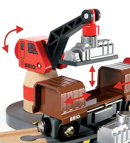 BRIO Treinspoor Poortset - 16 Onderdelen - Rood 33061 BRIO Treinspoor Poortset - 16 Onderdelen - Rood 33061