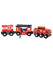 BRIO Rescue train - 24.2 cm - 4 Parts - Red 33844