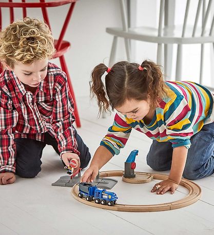 BRIO World Schienen - 17 Teile - Goldtransportset 33812