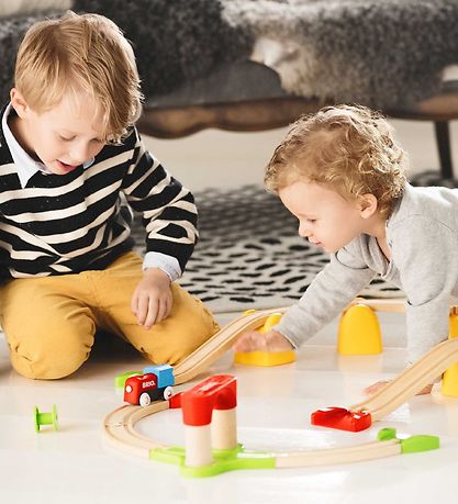 Rail de Train av. Train de batterie BRIO My First - 25 Parties 3 Rail de Train av. Train de batterie BRIO My First - 25 Parties 3