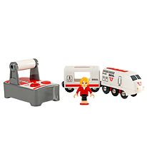 BRIO Passagierstrein met afstandsbediening - 28,8 cm - Wit 33510 BRIO Passagierstrein met afstandsbediening - 28,8 cm - Wit 33510