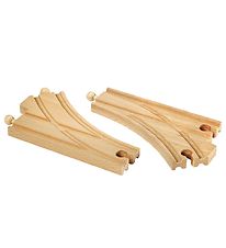BRIO Curved Turnouts - 2 Parts - Wood 33346 BRIO Curved Turnouts - 2 Parts - Wood 33346