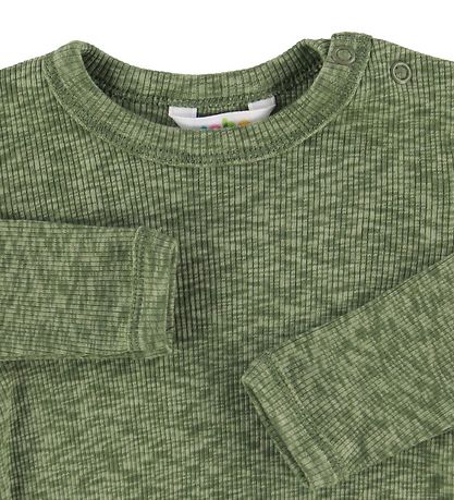 Joha Long Sleeve Top - Melange Green