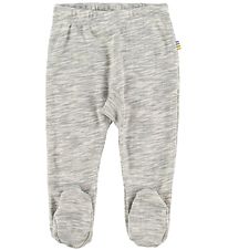 Joha Leggings w. Footies - Grey Melange  Joha Leggings w. Footies - Grey Melange