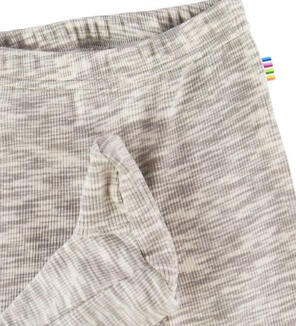 Joha Leggings w. Footies - Melange Grey Joha Leggings w. Footies - Melange Grey