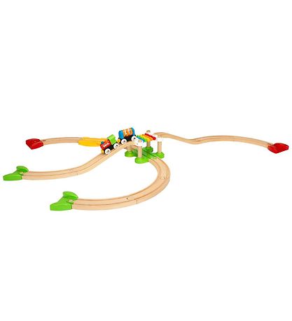 Rail de Train BRIO My First - 18 Parties - Multicolore 33727 Rail de Train BRIO My First - 18 Parties - Multicolore 33727