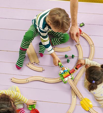 Rail de Train BRIO My First - 18 Parties - Multicolore 33727 Rail de Train BRIO My First - 18 Parties - Multicolore 33727