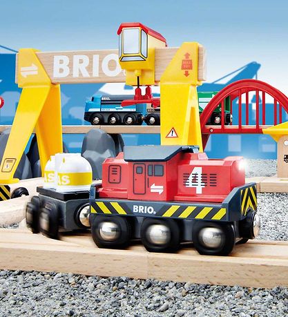 BRIO Railway Set - 54 Parts - Multicolour 33097 BRIO Railway Set - 54 Parts - Multicolour 33097