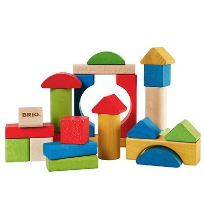 BRIO Pikkulapsi Palikat - 25 Osaa - Puu - Monivärinen 30114