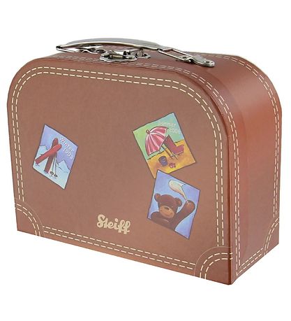 Peluche en Valise en Carton Steiff - Amusant - 28 cm - Beige Peluche en Valise en Carton Steiff - Amusant - 28 cm - Beige