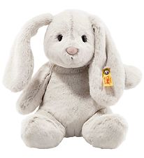 Steiff Soft Toy - Hoppie Rabbit - 28 cm - Light Grey Steiff Soft Toy - Hoppie Rabbit - 28 cm - Light Grey