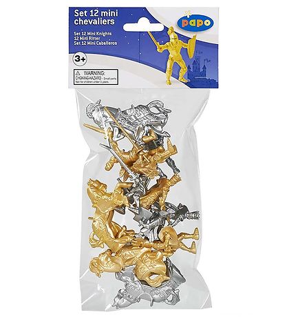Papo Mini Knights - 4 cm - 12 dele