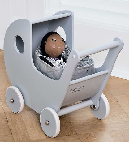 Berceau Suspendu Smallstuff - Grey Matelassé Berceau Suspendu Smallstuff - Grey Matelassé