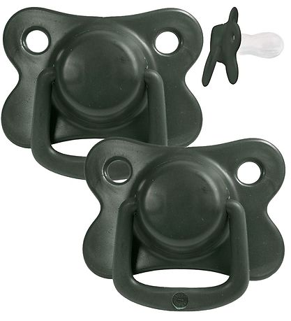 Filibabba Pacifiers - 2-Pack - Dark Green Filibabba Pacifiers - 2-Pack - Dark Green