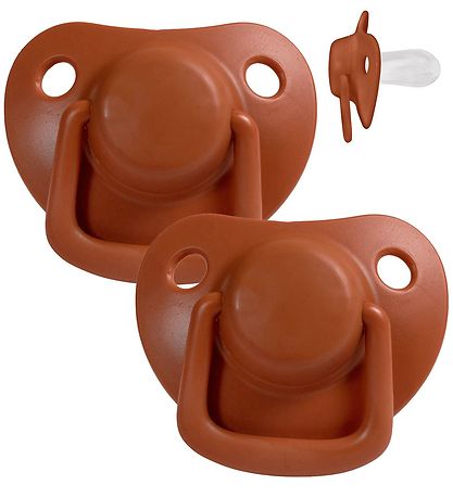 Filibabba Pacifiers - 2-Pack - Rust Filibabba Pacifiers - 2-Pack - Rust