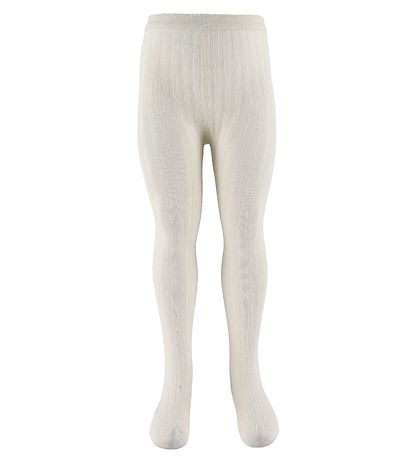 MP Strømpebukser - Rib - Hvit MP Strømpebukser - Rib - Hvit