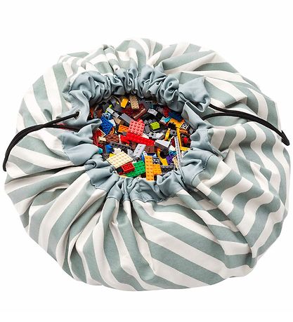 Play&Go Play Mat - D: 140 Cm - Stripes Green