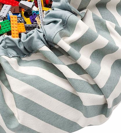 Play&Go Play Mat - D: 140 Cm - Stripes Green