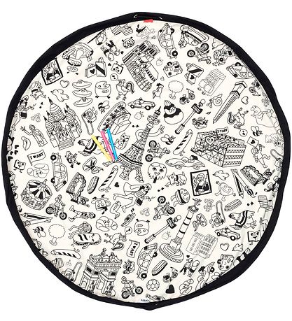 Play&Go x Omy Play Mat w. Dust markers - D: 140 Cm - Paris
