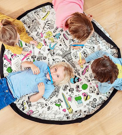 Play&Go x Omy Play Mat w. Dust markers - D: 140 Cm - Paris
