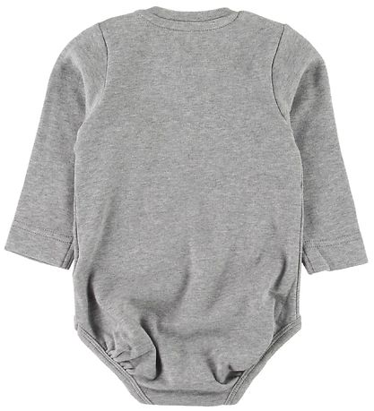 Mini A Ture Bodysuit l/s - Yomia - Grey Melange Mini A Ture Bodysuit l/s - Yomia - Grey Melange