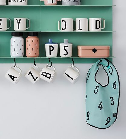 Design Letters Thermo Bottle w. Straw - 330 ml - White Design Letters Thermo Bottle w. Straw - 330 ml - White