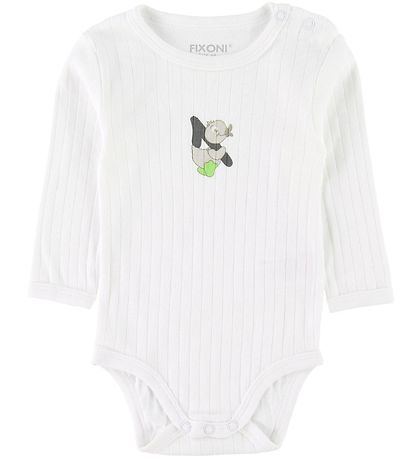Fixoni Bodysuit l/s - 5-pack - White