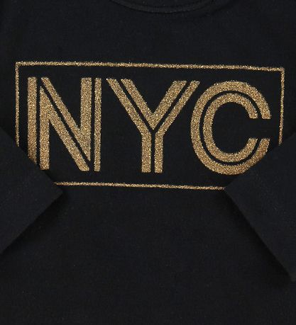 Petit by Sofie Schnoor Bodysuit L/æ - NYC - Black w. Glitter