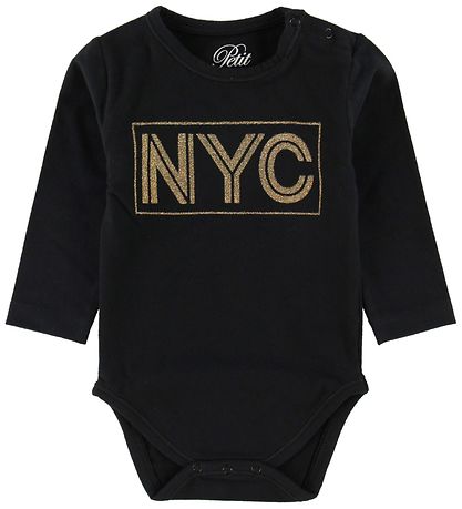 Petit by Sofie Schnoor Bodysuit L/æ - NYC - Black w. Glitter