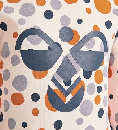 Hummel Long Sleeve Top - HMLEdna - Light Rose/Dots Hummel Long Sleeve Top - HMLEdna - Light Rose/Dots