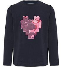 LEGO® Duplo Long Sleeve Top - LWTonja - Navy w. Heart LEGO® Duplo Long Sleeve Top - LWTonja - Navy w. Heart