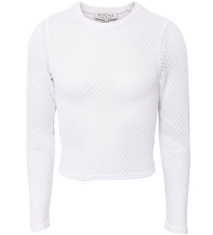 Hound Long Sleeve Top - Knit - White